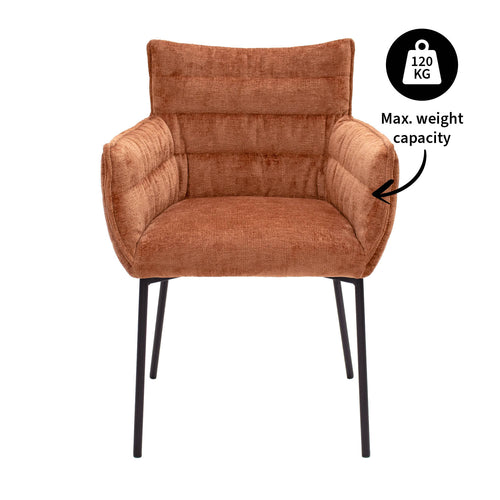 Kick eetkamerstoel Goos - Terra - vtwonen shop