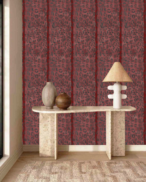 Catchii Behang Leopard print Blue