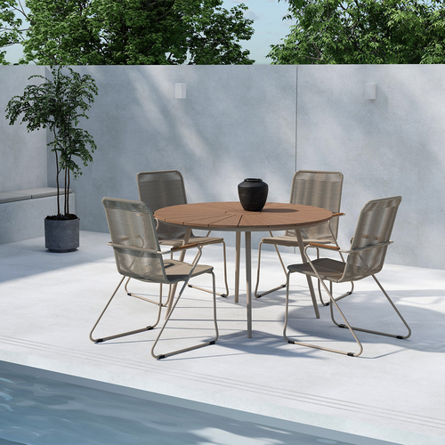 Nest outdoor Denzel Ronde Tuintafel Beige - Ø 120 cm