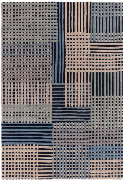 Vloerkleed Easy Living Aspect Blue Multi Rug 120x170 cm - vtwonen shop