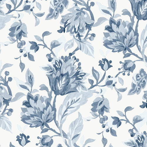 Laura Ashley Vliesbehang - Adwick Trail Dark Seaspray
