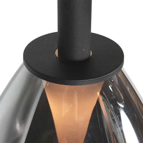 Steinhauer hanglamp Glimsy - 5 lichts - 115  x 170   cm - zwart