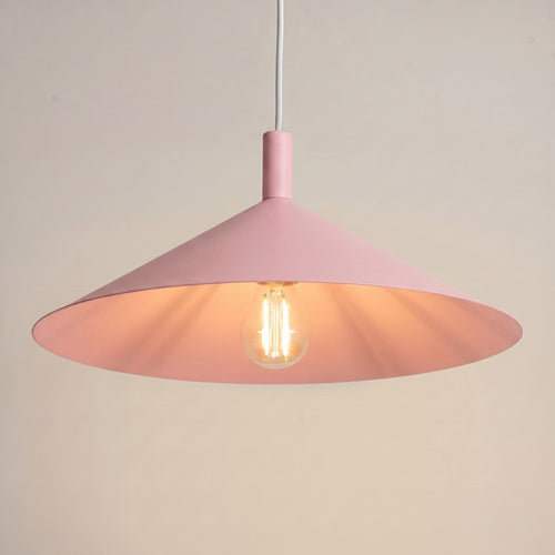 Sollux Lighting Hanglamp NOX 40 roze - 40x40x135cm