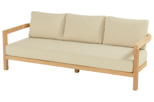 Hartman 3-Zits Loungebank Moira - Teak Naturel - 205x81x60cm - vtwonen shop
