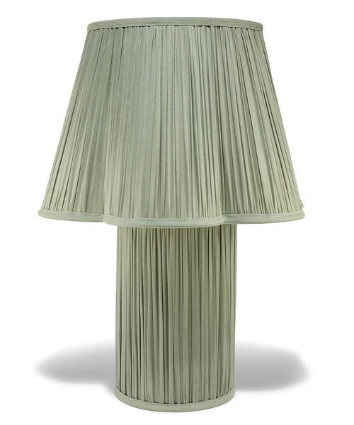 Doing Goods Myra Lamp Saliegroen - Groot 18 x 40 x 57 cm - Zijde/ Viscose