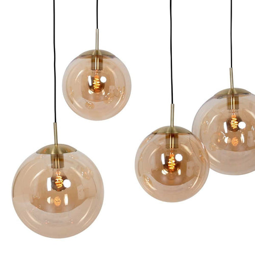 Steinhauer hanglamp bollique - 6 lichts - 120  x 160   cm - messing - vtwonen shop