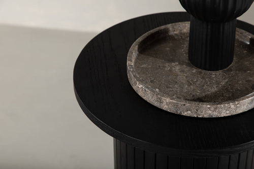 Rebellenclub Bijzettafel Pokka - Ø40 cm - Zwart - vtwonen shop