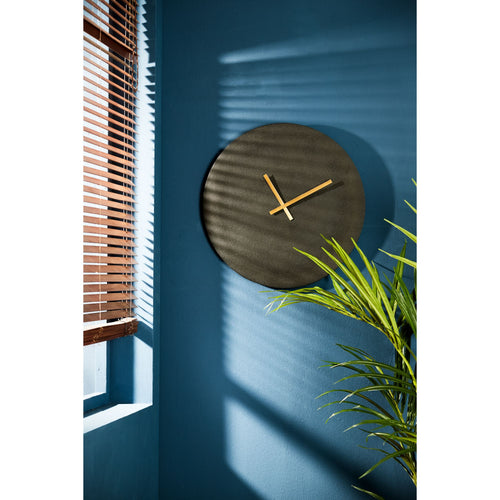 Light & Living wandklok Licola - zwart - Ø59cm - vtwonen shop