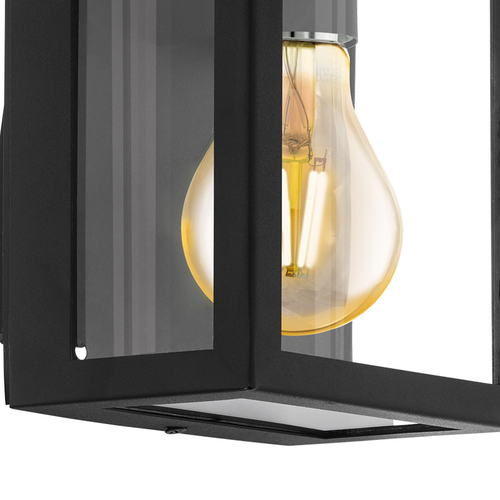EGLO wandlamp buiten Alamonte 1 - e27 - 38 cm - zwart