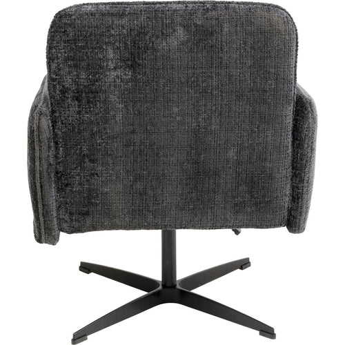 Kare Design Draaistoel met armleuningen Tabea grijs