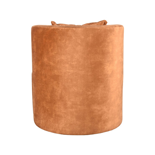 LABEL51 Fauteuil Evy - Oranje Velvet - 65x65x75cm