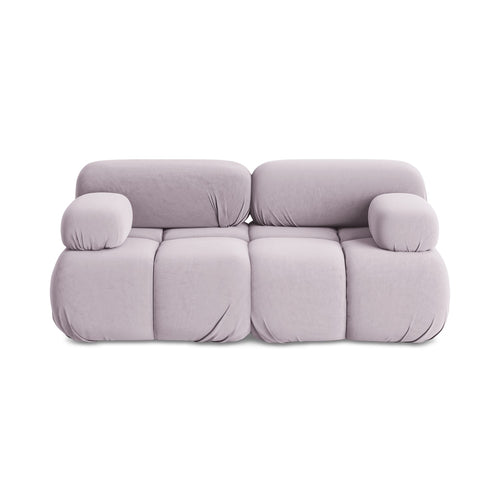 LaMiaSofa Tweezits modulaire bank Sanremo - velours - lavendel - 190x96x70