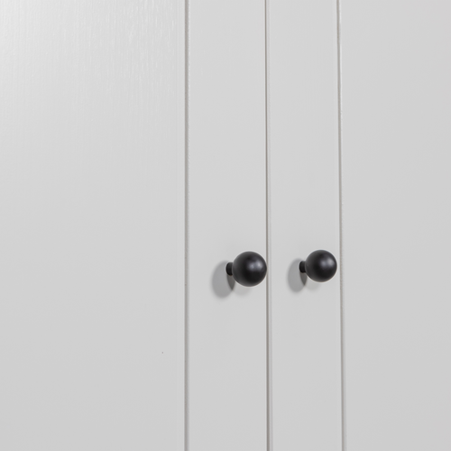 WOOOD garderobekast Xina - Grenen - Wolkengrijs - 202x110x58 - vtwonen shop