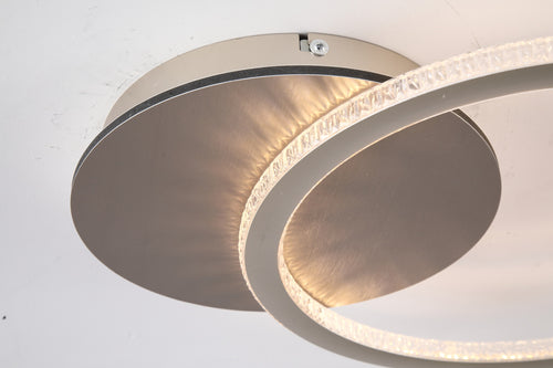 Searchlight plafondlamp Specs - 1 lichts - 45  x 6   cm - champagne
