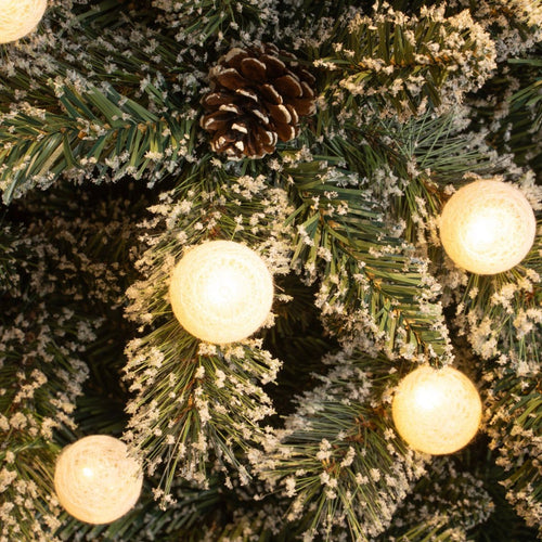 Black Box Trees Kaprun Kunstkerstboom met Verlichting - Kerstboom  H180 x Ø108 cm - Kerstversiering met Kerstornamenten en Timerfunctie -