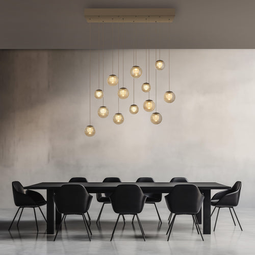 Neuhaus PURE hanglamp Popup - 13 lichts - 100  x 180   cm - champagne