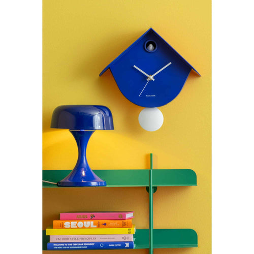 Leitmotiv tafellamp Moda Retro - blauw - 15.5x15.5x20cm - Paddenstoellamp