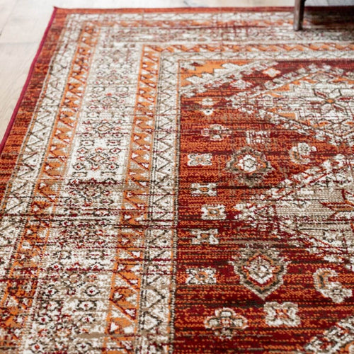 Interieur05 Vintage Vloerkleed Aila Rood/Oranje - 240 x 330 cm - vtwonen shop