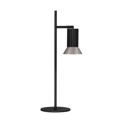 Nova Luce LUVIA Bureaulamp in oxidebrons, zwarte LED GU10 fitting 1x10W