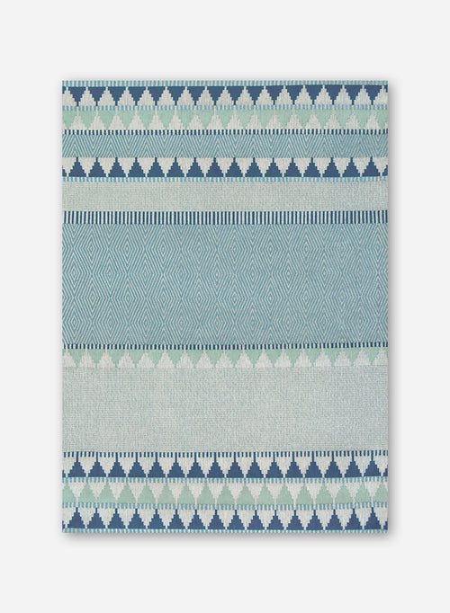 Belavita vloerkleed 8766 Teal - Blauw - 290 x 390 cm