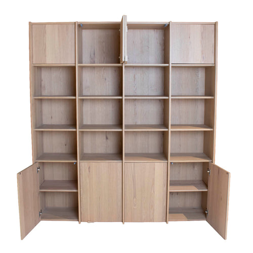 DÉJA Living Wandkast Soria - Naturel Eiken - 180x40x200cm