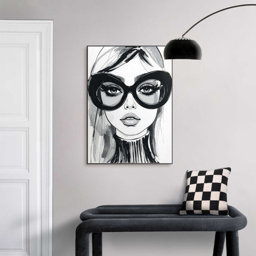 Reinders schilderij Modieuze Blik - 70x50cm