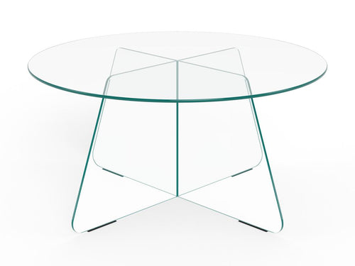 Rebellenclub  Circe Salontafel - ø80 cm - Transparant Glas