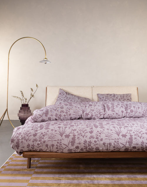 Essenza Maribel dekbedovertrek - Lits-Jumeaux - 240x200/220 cm - Pale purple