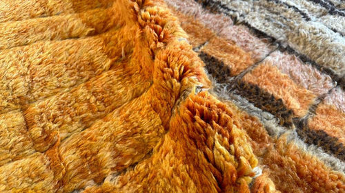 AFK Living vloerkleed Berber - handgemaakt - Wol - 80 cm x 240 cm