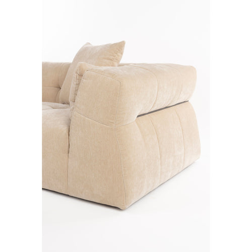 Dutchbone Hodge Bank met Chaise Longue Links Beige
