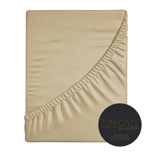 Ten Cate premium - hoeslaken - 160x200 - 100% katoen satijn - goud - vtwonen shop