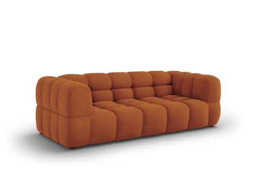 Cosmopolitan Design Bank Sky 3-zits, flueel, terracotta - 102x214x70cm