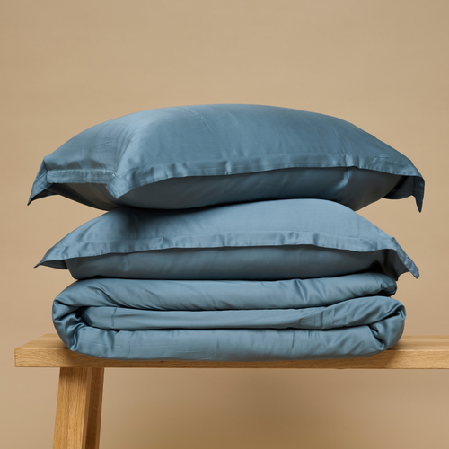 Coco & Cici - Bamboe Dekbedovertrek Ocean Blue - 260x220 + 2 kussenslopen 60x70