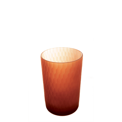 Sia Deco Decoratief Windlicht - glas - oranje - H18 - vtwonen shop