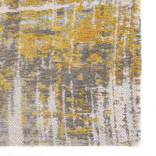 Louis De Poortere binnen & buiten machinewasbaar vloerkleed Atlantic Streaks van 70% gerecycled PET - geel - 140x200cm