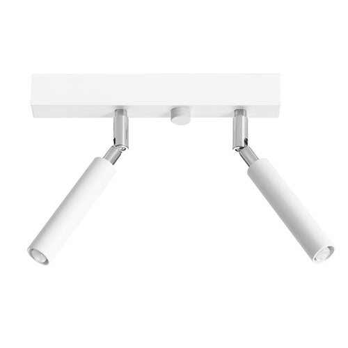 Sollux Lighting Plafondlamp EYETECH 2 wit - 25x3x20cm