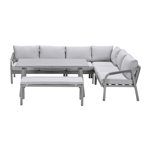 Garden Impressions lounge dining set Tarera taupe - 6-delig - vtwonen shop