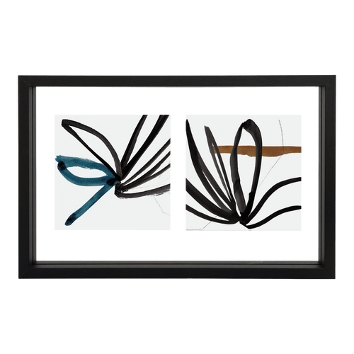 Urban Nature Culture fotolijst Floating Minimalism Double Black - 35x22.5cm - vtwonen shop