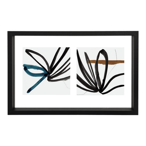 Urban Nature Culture fotolijst Floating Minimalism Double Black - 35x22.5cm
