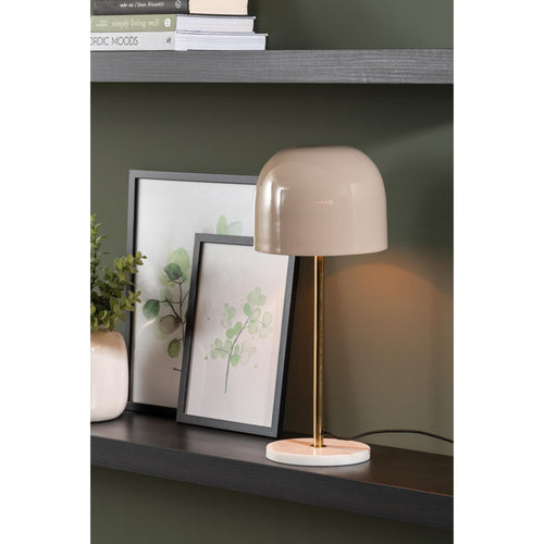 Leitmotiv tafellamp Manta - grijs - Ø20cm - vtwonen shop