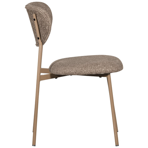 WOOOD eetkamerstoelen Valor - Polyester - Zand- Set van 2 - vtwonen shop