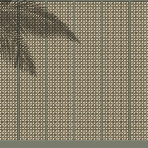 Sanders & Sanders fotobehang palmbladeren groen - 424 x 280 cm - 640950