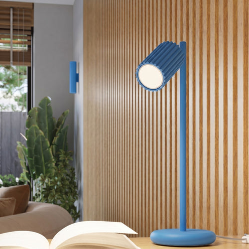 Sollux Lighting Hanglamp KARBON 3P lichtblauw - 19,5x19,5x108cm