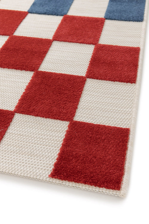 AFK Living vloerkleed Multi Carreaux - voor binnen en buiten - veelkleurig - 120 x 170 cm