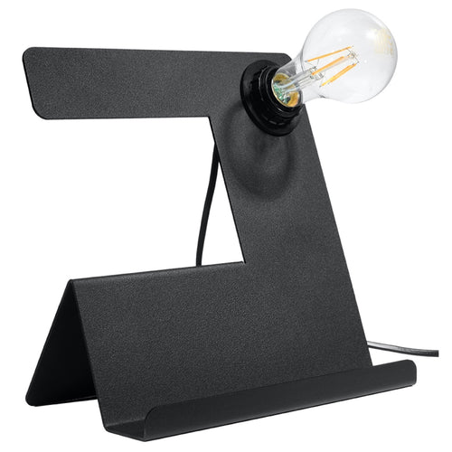 Sollux Lighting Tafellamp INCLINE zwart - 25x13x24cm
