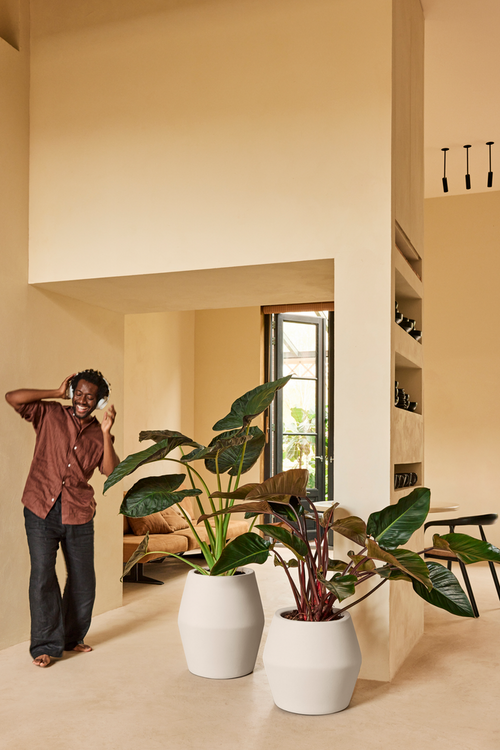 elho june split low 46 linnen wit | Bloempot |Premium statementdesign