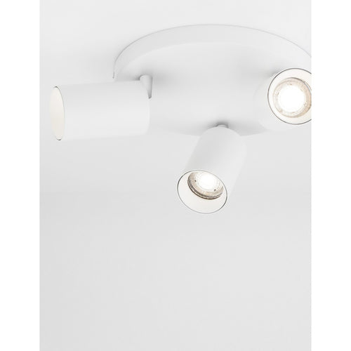 Nova Luce TOD Plafondspotjesclusters Zandwit GU10 3x10W