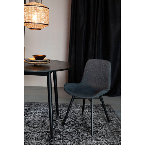Housecraft Living Lester Eetkamerstoelen  Antraciet - Set van 2 - vtwonen shop