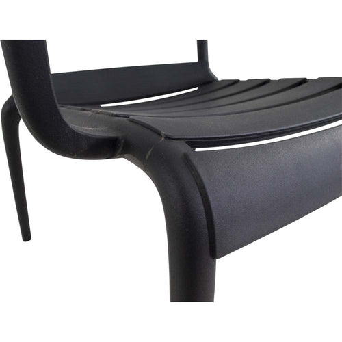 Lesli Living bistrostoel Torvi - zwart - 54x56x81cm