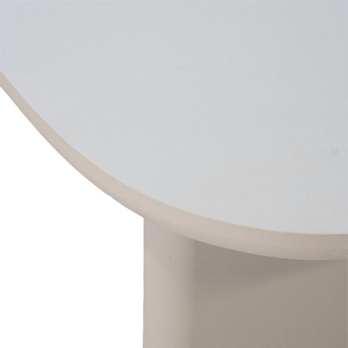 Giga Meubel Tuintafel Maya - Deens Ovaal - Beige Betonlook - 200x100x75cm - vtwonen shop